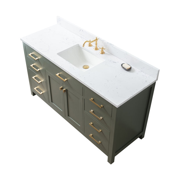 Sterling Rivers Jasper 60" Single Bathroom Vanity Set & Reviews Perigold
